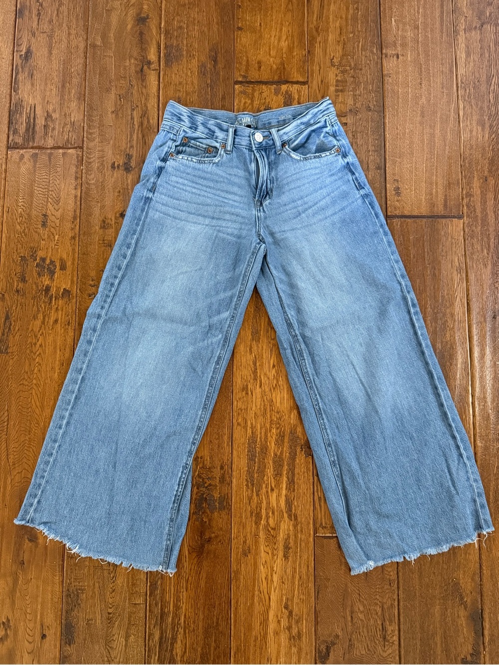 Mossimo Supply Co. Light Blue Wide Leg Jeans